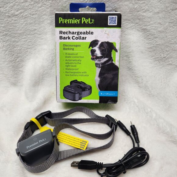 Premier Pet Dog Bark Collar, Discourage Barking & Whining, 15 Levels - Picture 2 of 5
